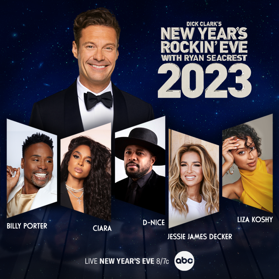 ryan seacrest new year's eve 2023 where to watch